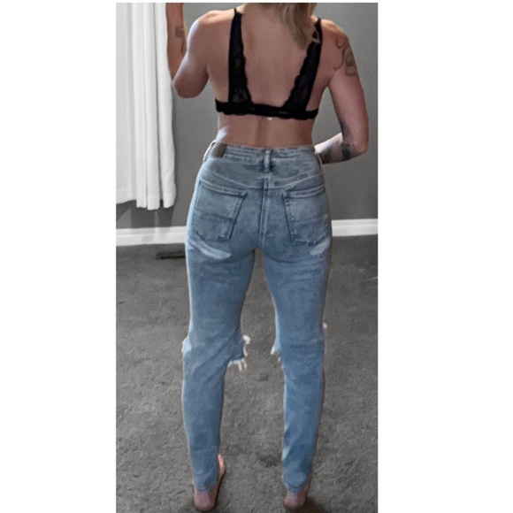 Acid Wash Ripped ne(x)t level stretch Jeans - Like New (Size 8) - Picture 2 of 6